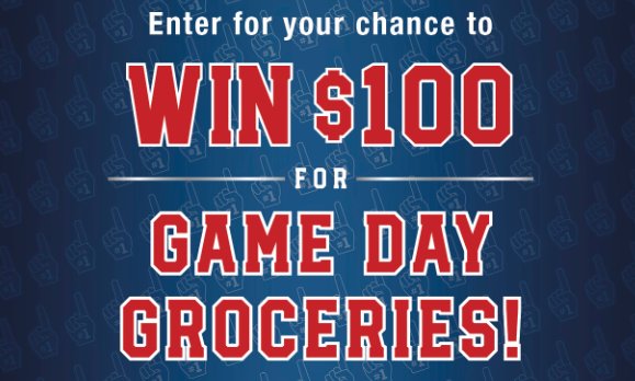 SUTTER Home Gameday Groceries Sweepstakes – $100 Visa Gift Cards (20 Winners)