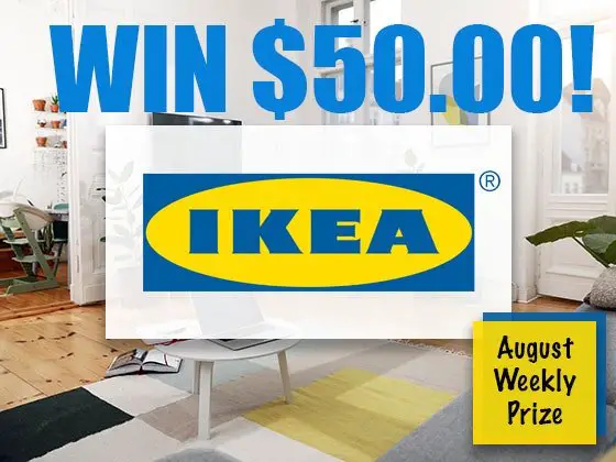 Sweepon Win $50 to Ikea