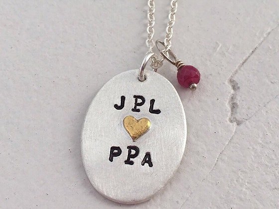 Sweepon Win an Isabelle Grace Love Monogram Necklace