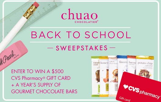 Sweet Chuao Chocolatier Back to School Sweepstakes!