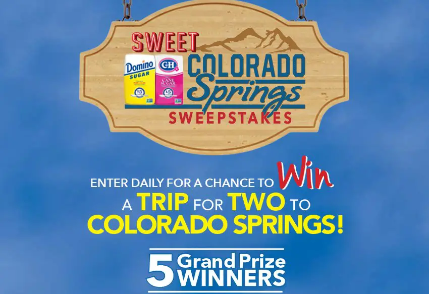 Sweet Colorado Springs Sweepstakes! 6 Grand Prize Winners!