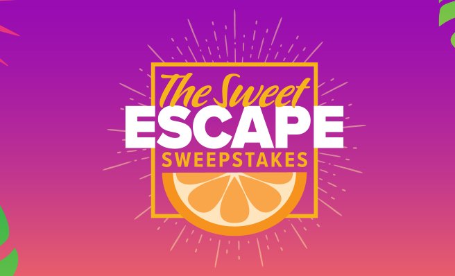 Sweet Escape Sweepstakes - Win A $500 Or $250 Visa Gift Card (5 Winners)