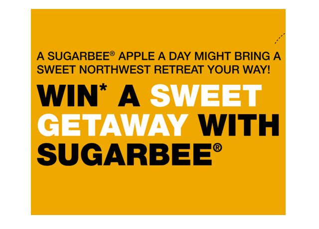 Sweet SugarBee Adventure Giveaway – Win A Trip To Washington + $100 e-Gift Cards For 7 Winners
