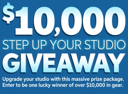 Sweetwater $10,000 Setup Your Studio Giveaway - Win $10,000 Worth of Gear For Your Recording Studio