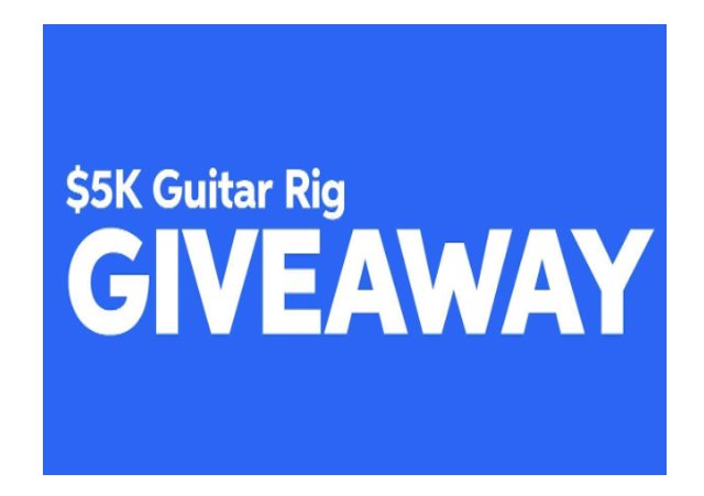 Sweetwater Monthly Giveaway - Win a complete guitar & recording studio prize package
