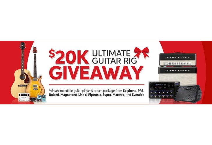 Sweetwater Ultimate Guitar Rig Giveaway - Win $20,000 Worth of Guitars, Amplifiers, Pedals and More
