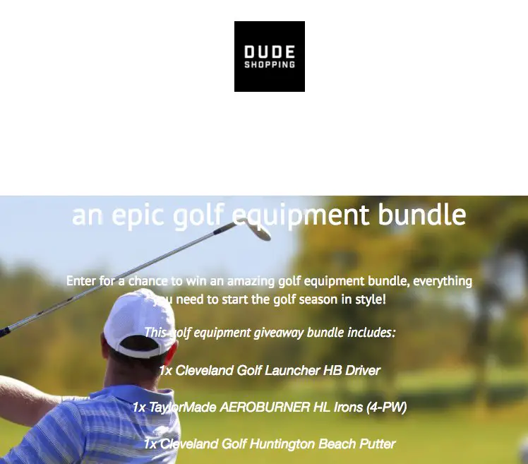 Swing the Sticks $1,000 Golf Package Giveaway