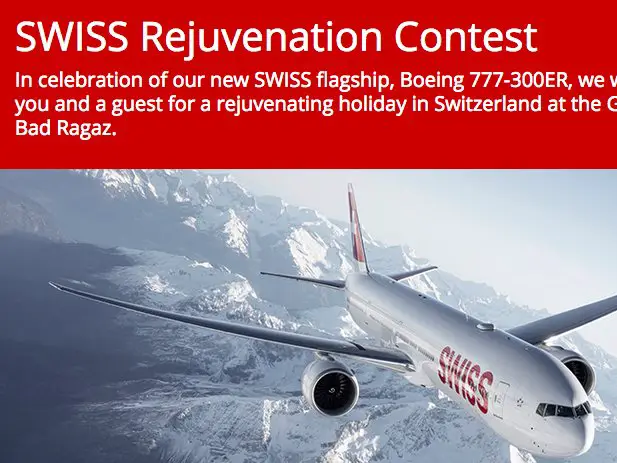 Swiss Rejuvenation Sweepstakes