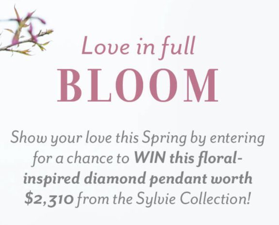 Sylvie Collection Floral Pendant Giveaway