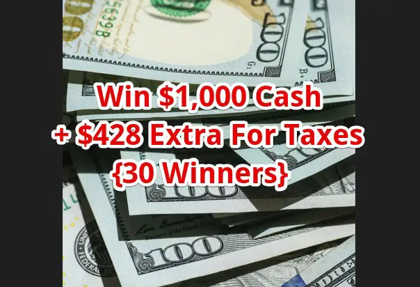 T-Mobile TaxAct Cash Giveaway - Win $1,000 Cash + $428 Extra For Taxes {30 Winners}