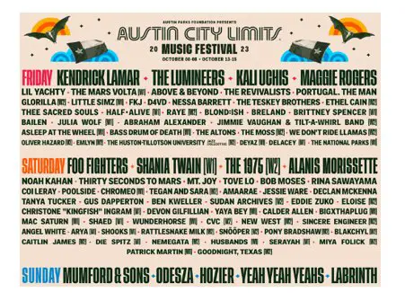 T-Mobile Tuesday Sweepstakes - Win A Trip For 2 To The 2023 Austin City Limits Music Festival