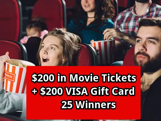 T-Mobile Tuesdays Sweepstakes - $200 in Movie Tickets + $200 VISA Gift Card; 25 Winners