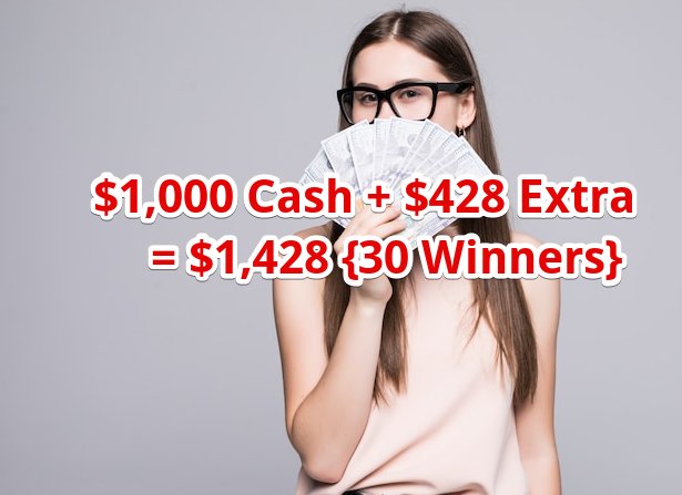 T-Mobile Tuesdays Sweepstakes - Win $1,000 Cash + $428 Extra = $1,428 {30 Winners}