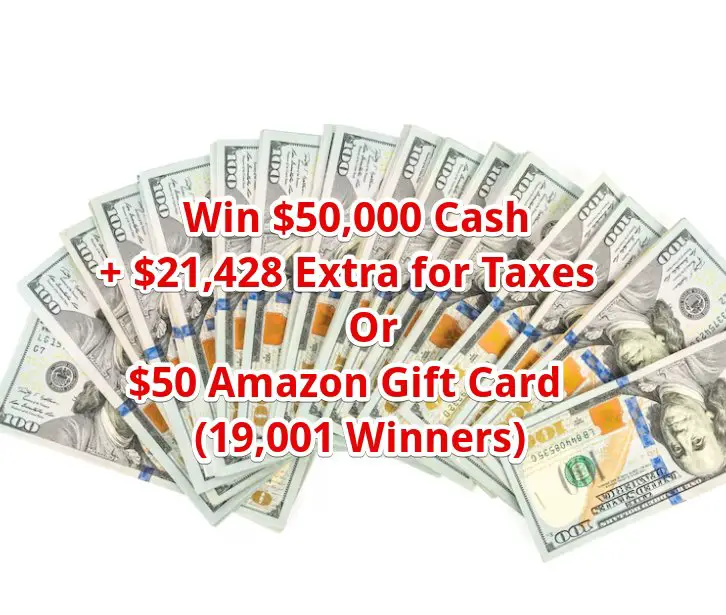 T-Mobile Tuesdays Sweepstakes - Win $50,000 cash + $21,428 Extra Or $50 Amazon Gift Card (19,001 Winners)