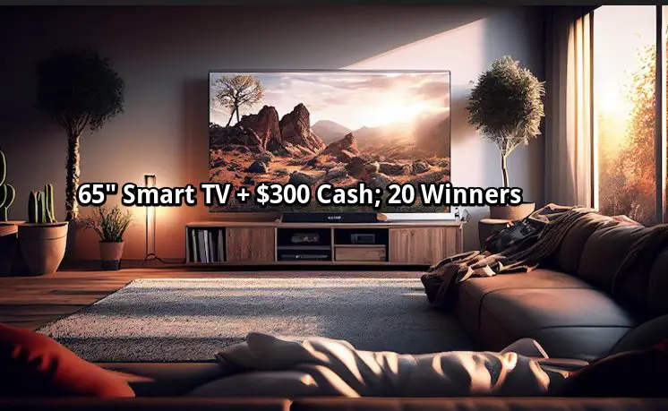 T-Mobile Tuesdays Sweepstakes - Win A 65” Flat Screen TV Worth $700 + $300 Cash