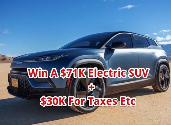 T-Mobile Tuesdays Sweepstakes - Win A Fisker Ocean One Electric SUV Worth $71,437 + $30K For Taxes Etc