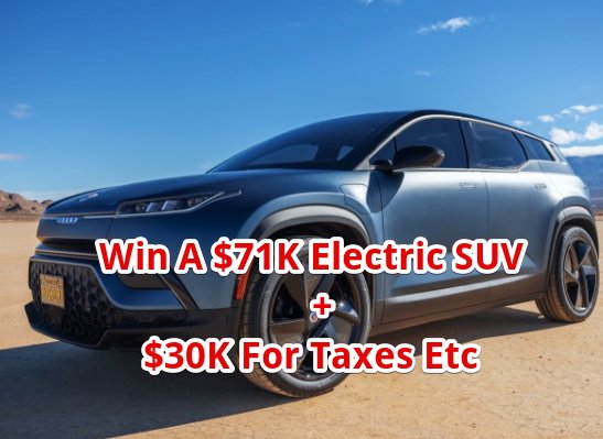 T-Mobile Tuesdays Sweepstakes - Win A Fisker Ocean One Electric SUV Worth $71,437 + $30K For Taxes Etc