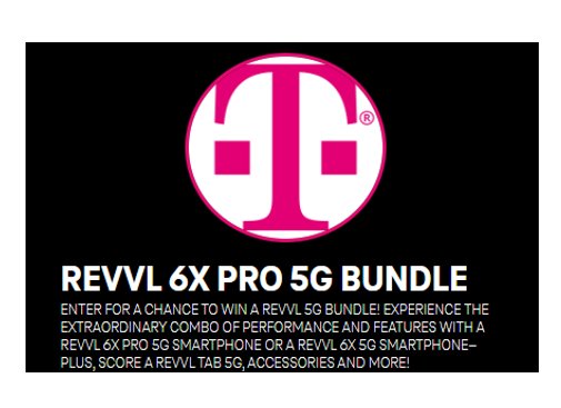 T-Mobile Tuesdays Sweepstakes - Win A Revvl 6X 5G Smart Phone, Revvl Tab & More {20 Winners}