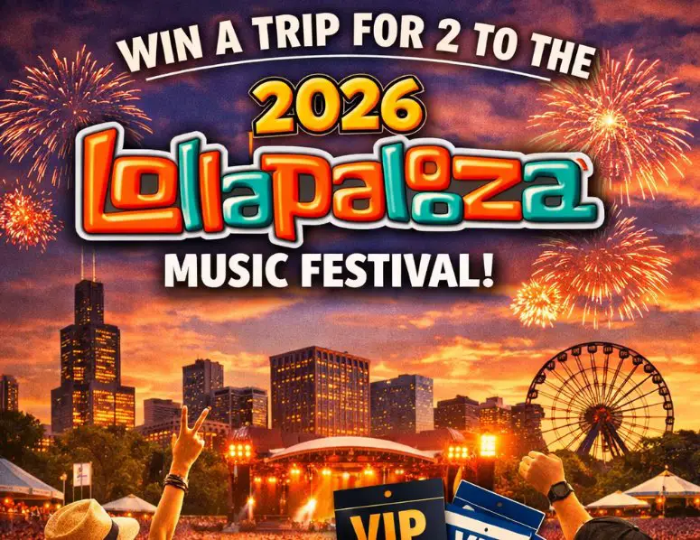 T-Mobile Tuesdays Sweepstakes - Win a Trip for 2 to  the 2026 Lollapalooza Music Festival