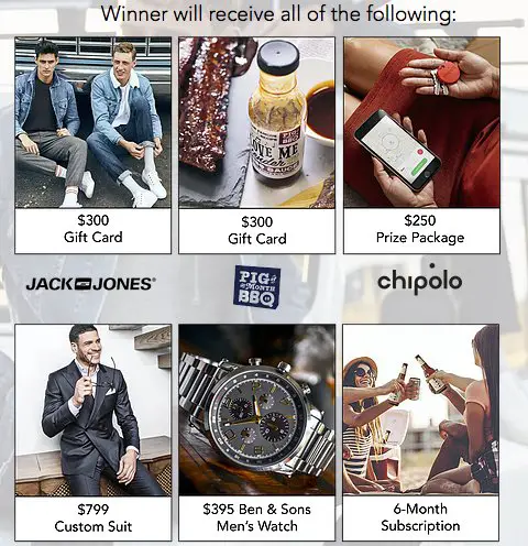 Tailgates & Tailcoats Sweepstakes