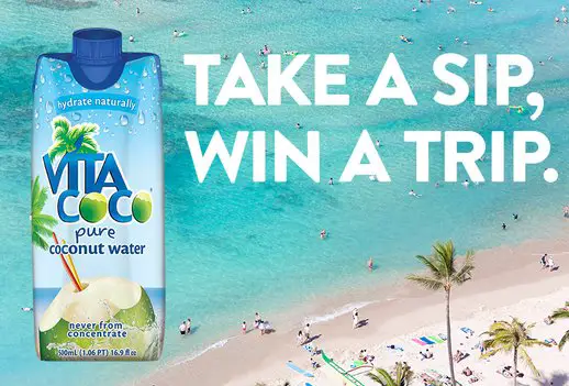 Take a Sip, Win a Trip