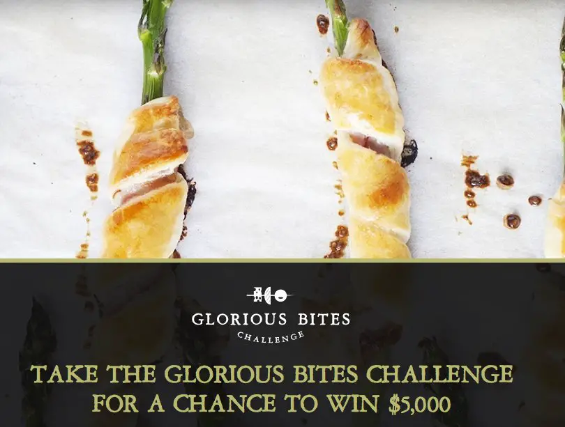 TAKE THE GLORIOUS BITES CHALLENGE FOR A CHANCE TO WIN $5,000!