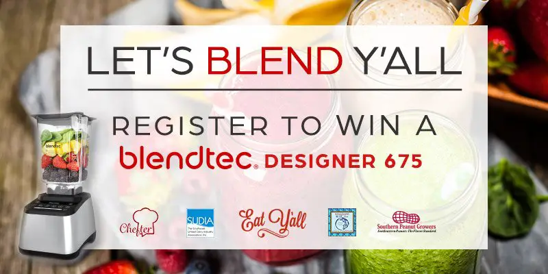 Take Home a FREE Blendtec Designer 675 Blender!
