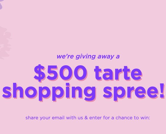 Tarte Cosmetics Shopping Spree