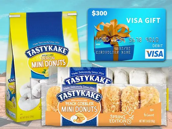 Tastykake Treats & $300 Visa Gift Card Sweepstakes