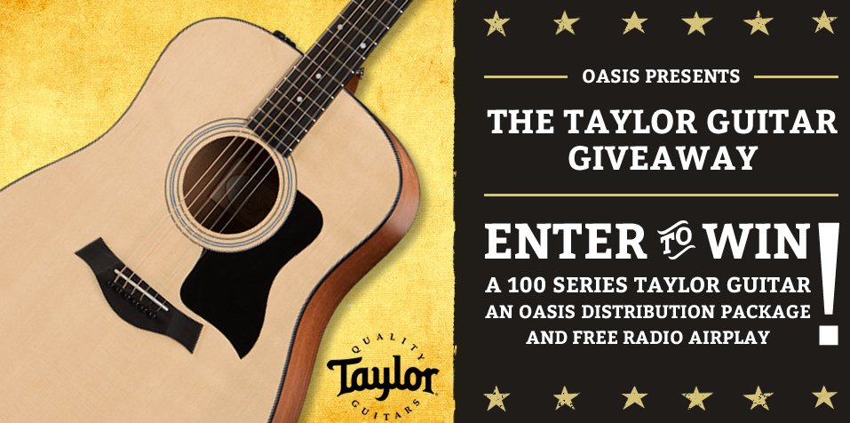 Taylor Guitar Giveaway! Jam Out!