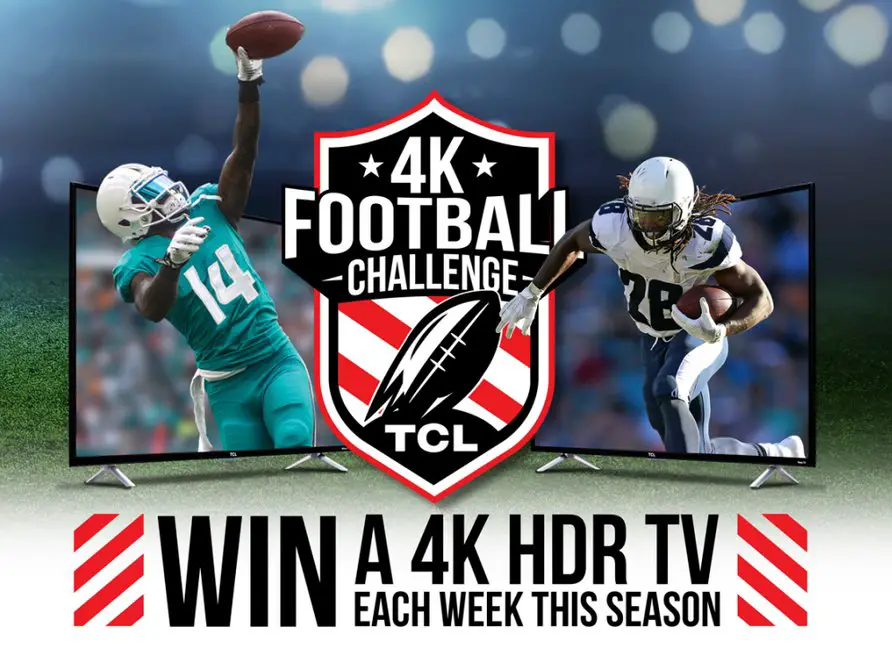 TCL 4K Football Challenge 2017 Sweepstakes