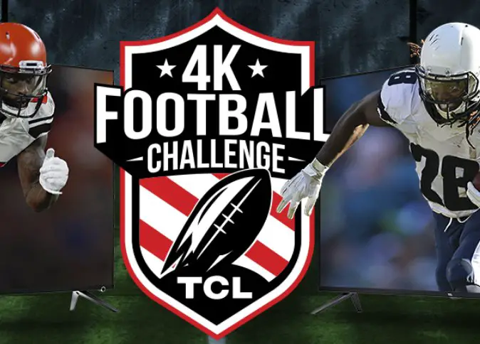 TCL 4K Football Challenge Sweepstakes