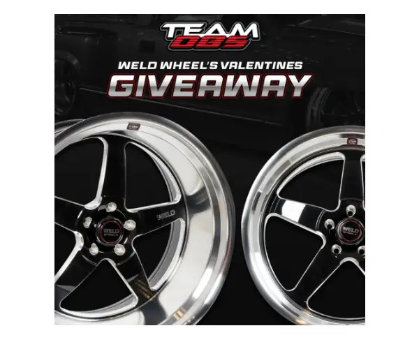 Team OBS WELD Wheel's Valentines Giveaway - Win A Set Of Weld Wheels