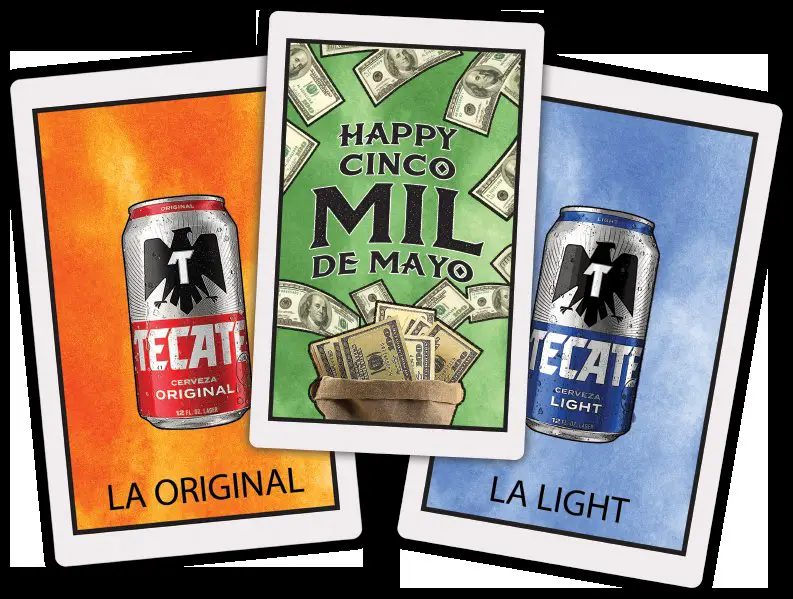 Tecate Cinco De Mayo Sweepstakes & Instant Win - Win A $5,000 Gift Card