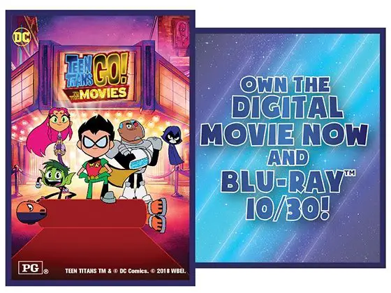 Teen Titans Go To The Movies Sweepstakes