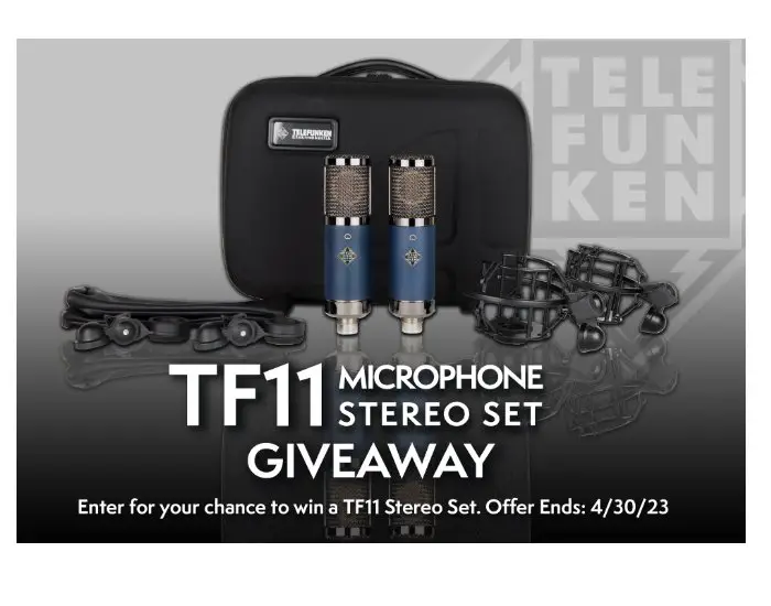 Telefunken Giveaway - Win A TF11 Microphone Stereo Set