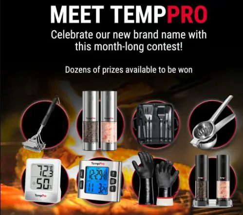 TempPro Rebrand Grand Giveaway - Meat Thermometer, Grinder, Hand Juicer & More