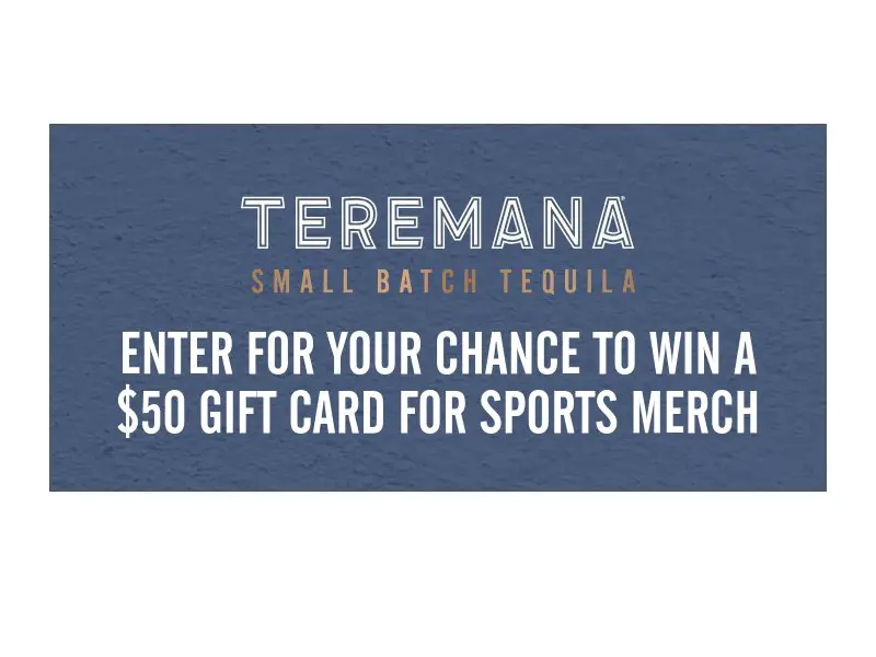 Teremana Game Watching Sweepstakes - Win A $50 Fanatics.com Gift Card (300 Winners)