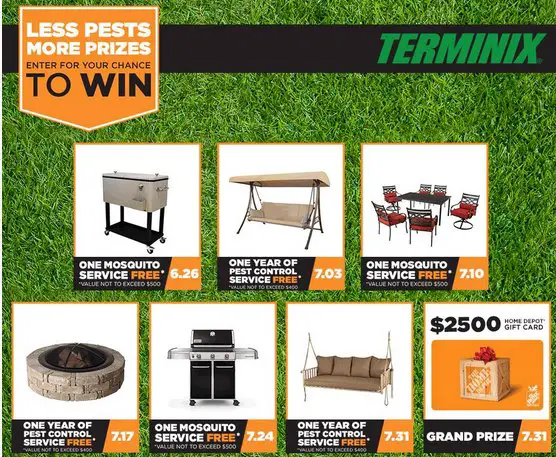 TERMINIX LESS PESTS, MORE PRIZES SWEEPSTAKES