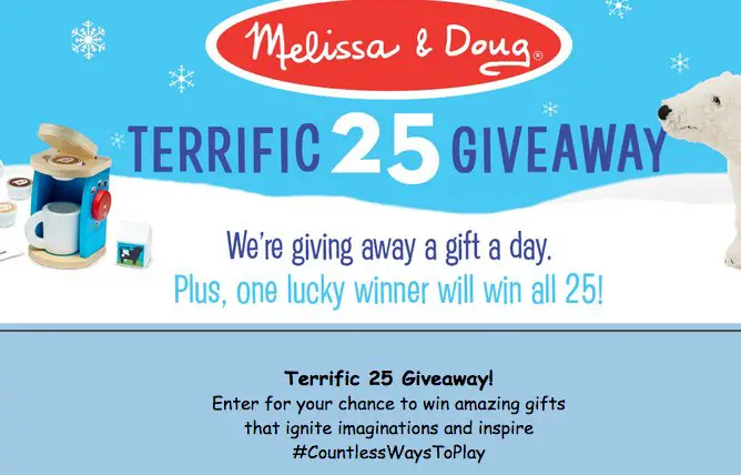 Terrific Giveaway - 25 Days of Prizes!