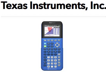 Texas Instruments Giveaway