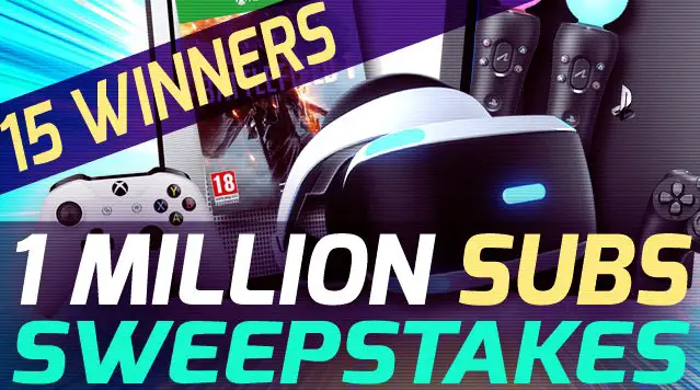 One Million Sub Sweepstakes!