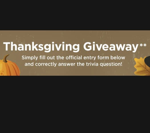 Thanksgiving Giveaway