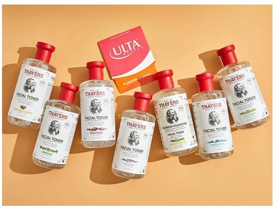 Thayers Toners and Ulta Sweepstakes - Win Thayers Toners & $500 Gift Card