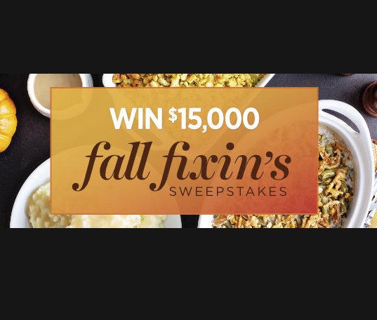 The $15,000 Fall Fixins Sweepstakes