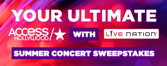 The $1800 Live Nation Summer Concert Ultimate All Access Sweepstakes 2016 is worth your time!