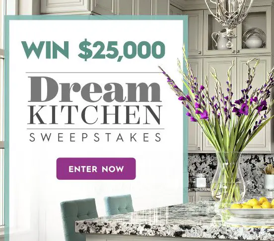The $25,000 Dream Cooking Space Sweepstakes