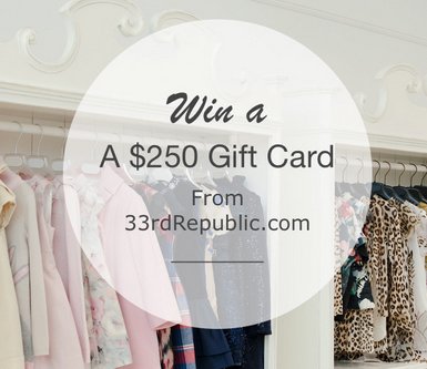 The 33rd Republic AmEx Gift Card Giveaway
