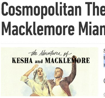 The Adventures of Kesha & Macklemore Miami Getaway Sweepstakes