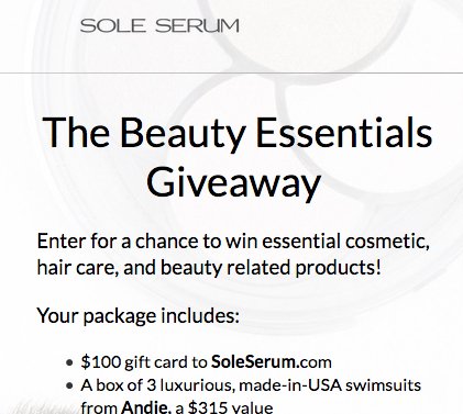 The Beauty Essentials Giveaway